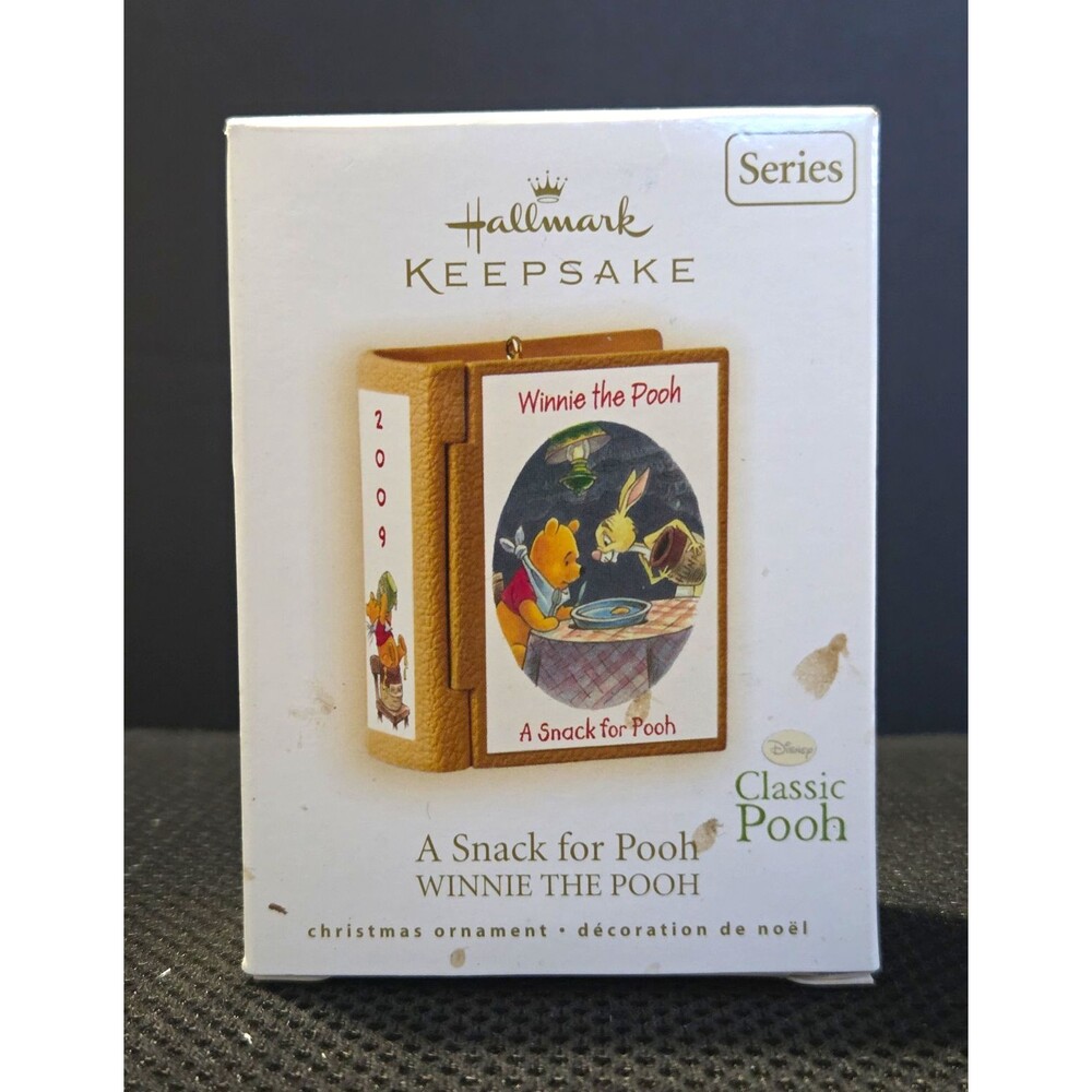 2009 Hallmark Keepsake Ornament A Snack For Pooh Winnie The Pooh Final Series